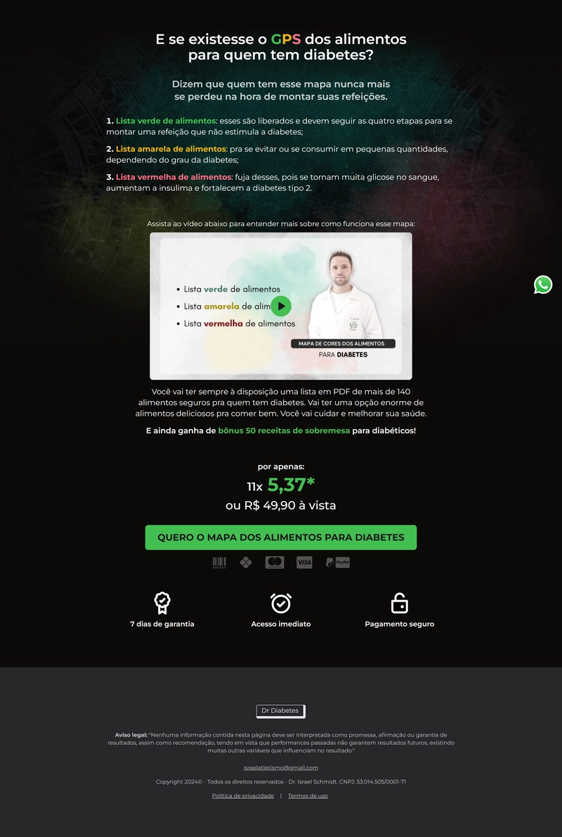 imagem desktop da página Página de Vendas